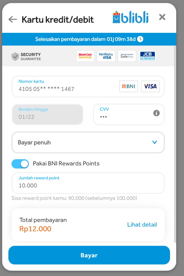 Bagaimana Cara Membayar Menggunakan Bni Reward Points Pusat Bantuan
