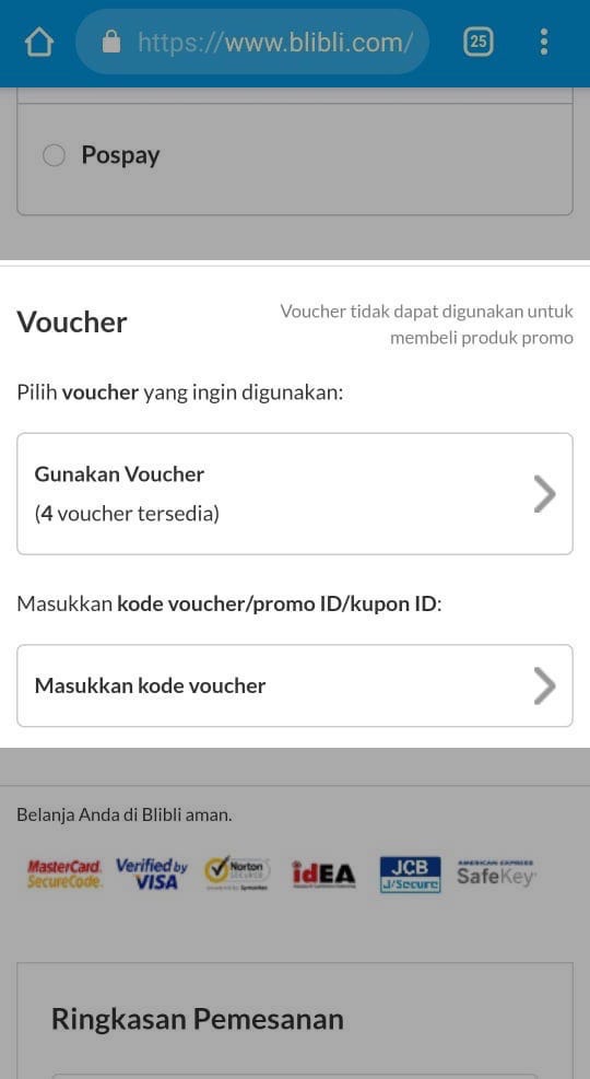 Cara menggunakan voucher – Pusat Bantuan
