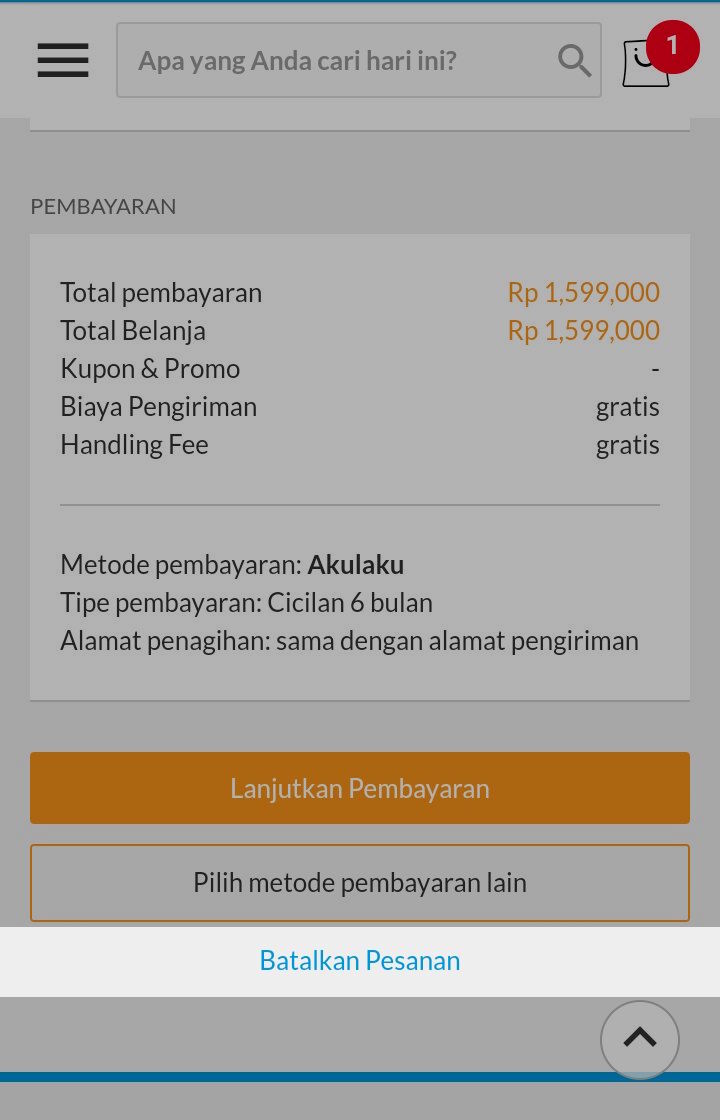 Cara Membatalkan Pesanan Di Lazada