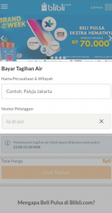 Tagihan Air Pusat Bantuan