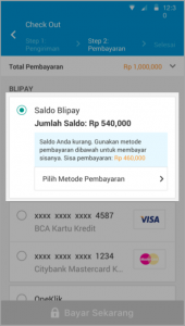 Saldo Blipay â