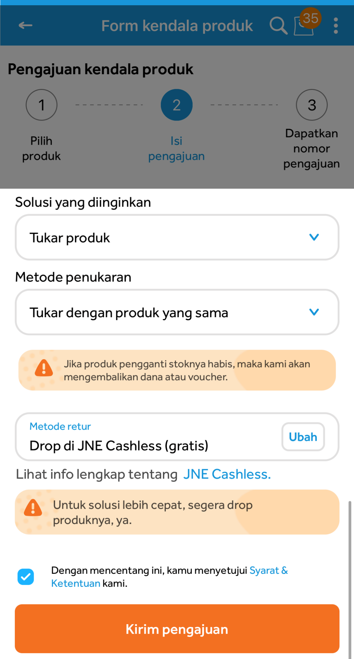 Bagaimana cara melakukan pengembalian produk (retur)? – Pusat Bantuan
