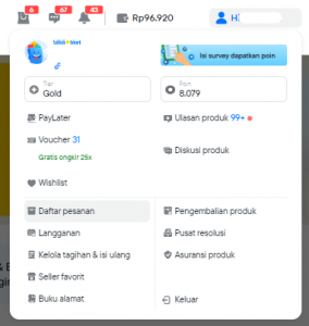 DAFTAR PESANAN 3