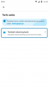 Step 2 tarik saldo refund blipay