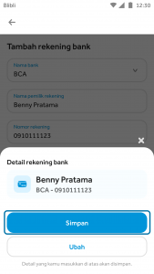 Step 4 tarik saldo refund blipay