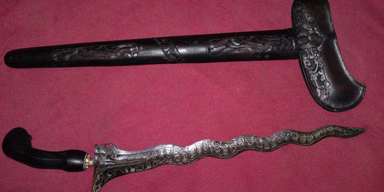 Sumatera senjata selatan tradisional 17 Senjata