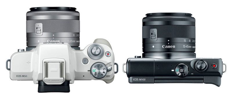 Canon M50 vs M100