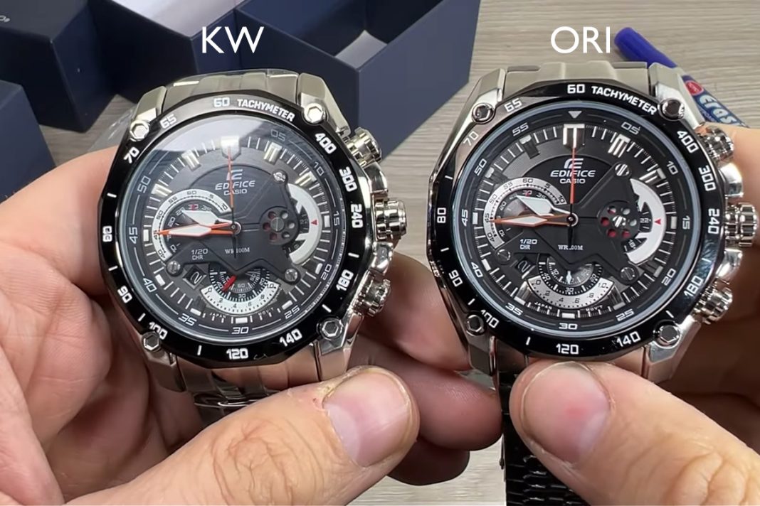 cara membedakan jam tangan casion edifice asli dan kw
