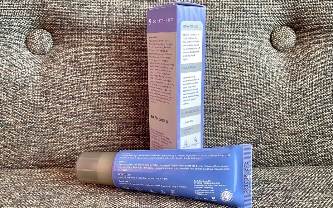review Somethinc Ceramic Skin Saviour Moisturizer Gel