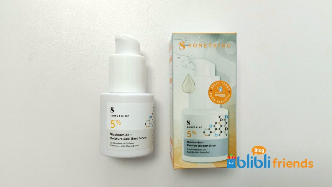 review somethinc 5 niacinamide + moisture sabi beet serum