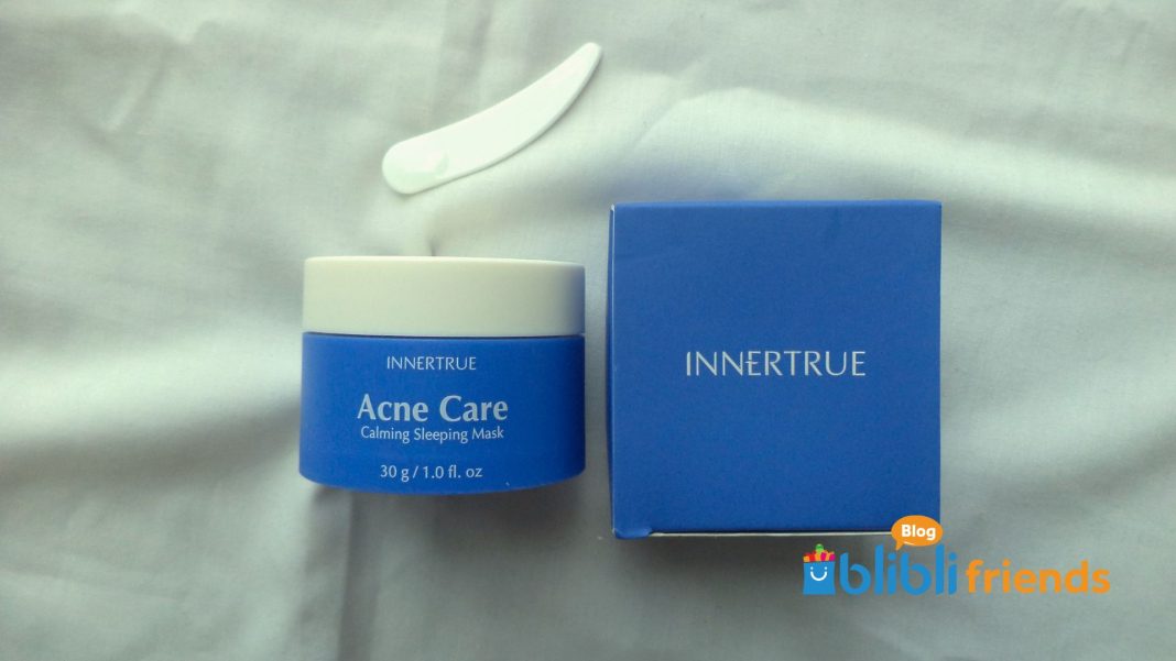 review innertrue acne care calming sleeping mask
