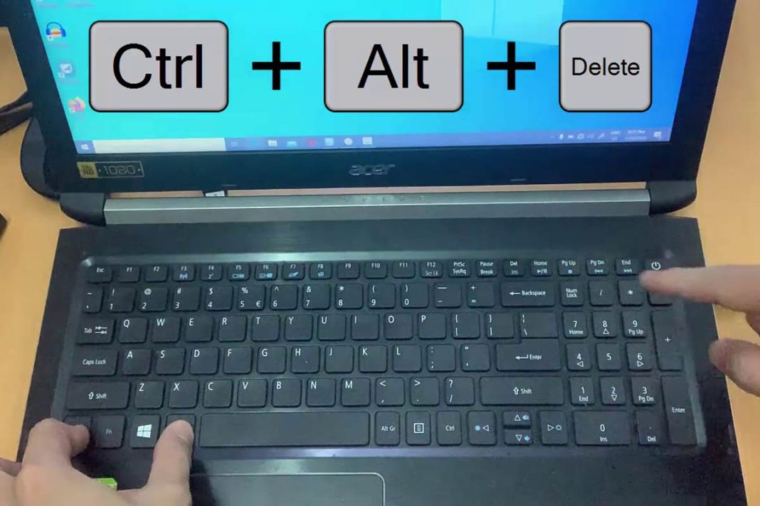 Cara Mematikan Laptop dengan Tombol Ctrl + Alt + Del