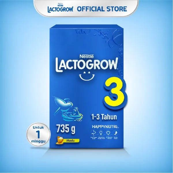 Lactogrow 3 Susu Pertumbuhan Rasa Madu