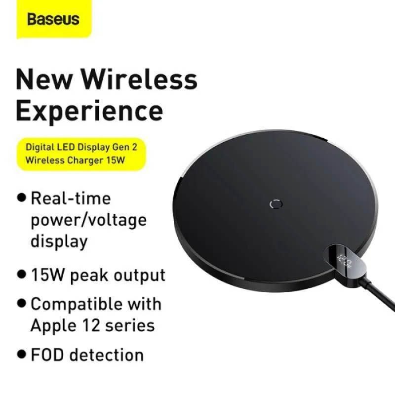 Baseus Digital LED Display Wireless Charger