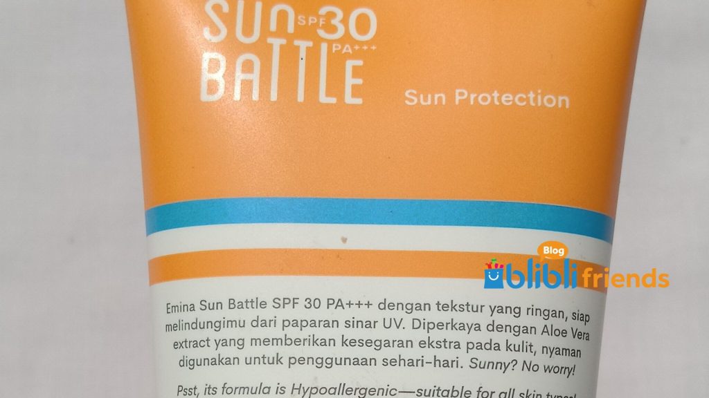 Klaim Sunscreen Emina Sun Battle SPF 30