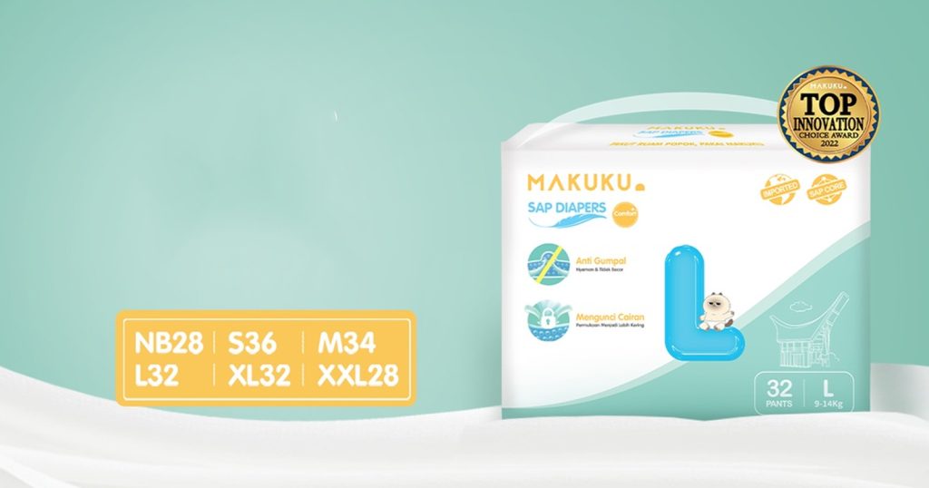 Popok MAKUKU SAP Diapers Comfort