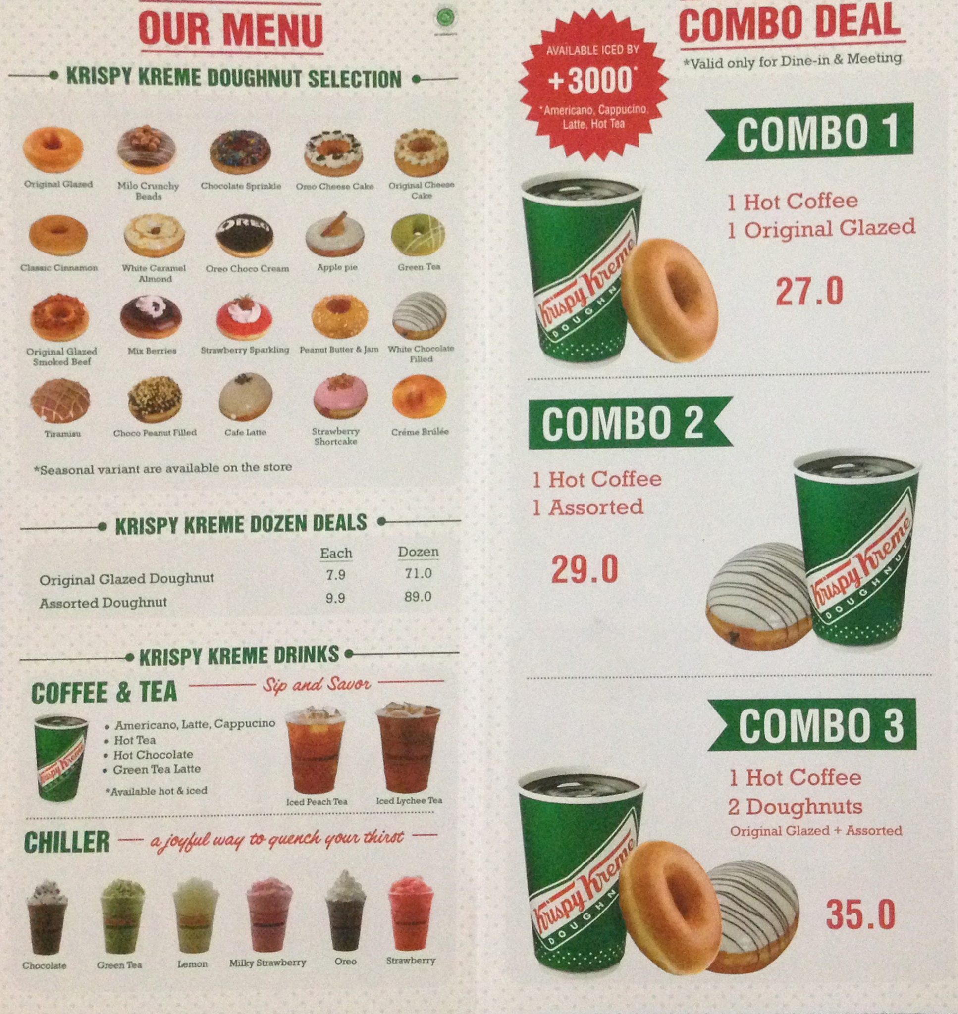 Menu Krispy Kreme Lengkap dan Harganya 2025 Blibli Friends