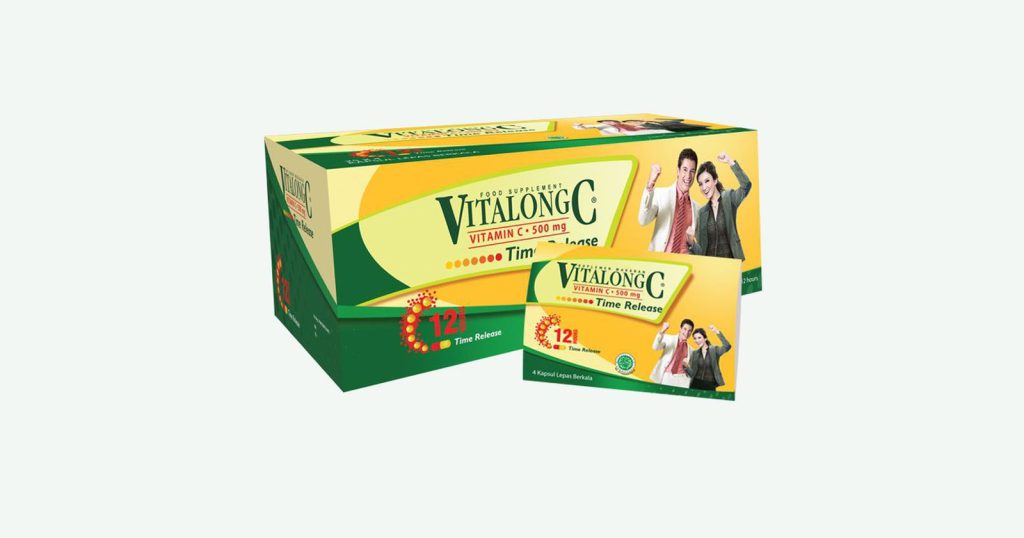 Vitalong C - rekomendasi merk vitamin c untuk mempercepat haid
