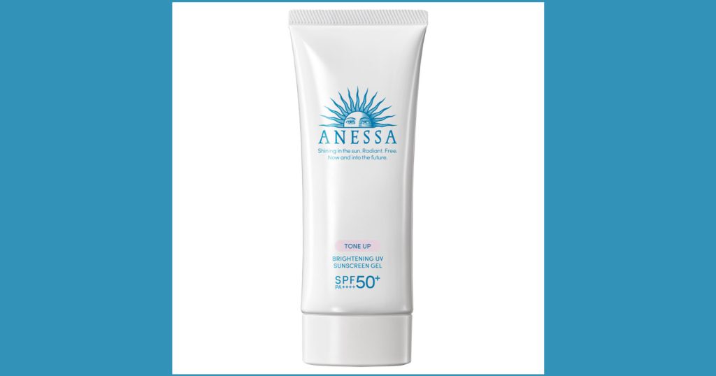 Anessa New Brightening UV Sunscreen Gel - Sunscreen yang Bagus untuk Kulit Berminyak dan Bruntusan