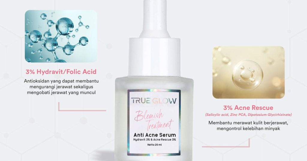 TRUE GLOW Blemish Treatment Anti Acne Serum