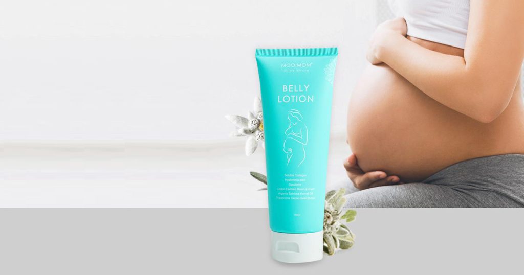 Mooimom Belly Lotion - rekomendasi Cream Penghilang stretch mark saat hamil
