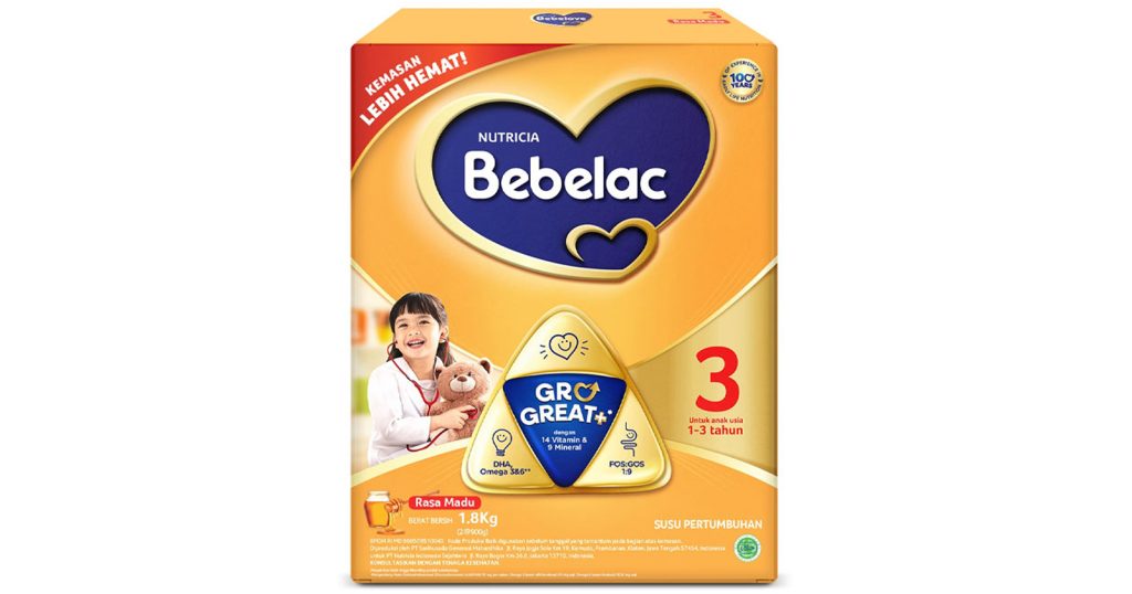 Bebelac 3 Rasa Madu — Susu formula untuk bayi anemia