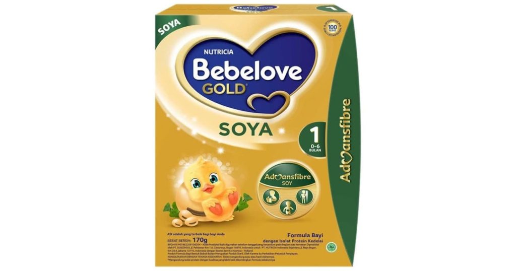 Bebelove Gold Soya — Susu Formula Untuk Bayi Dengan Konstipasi