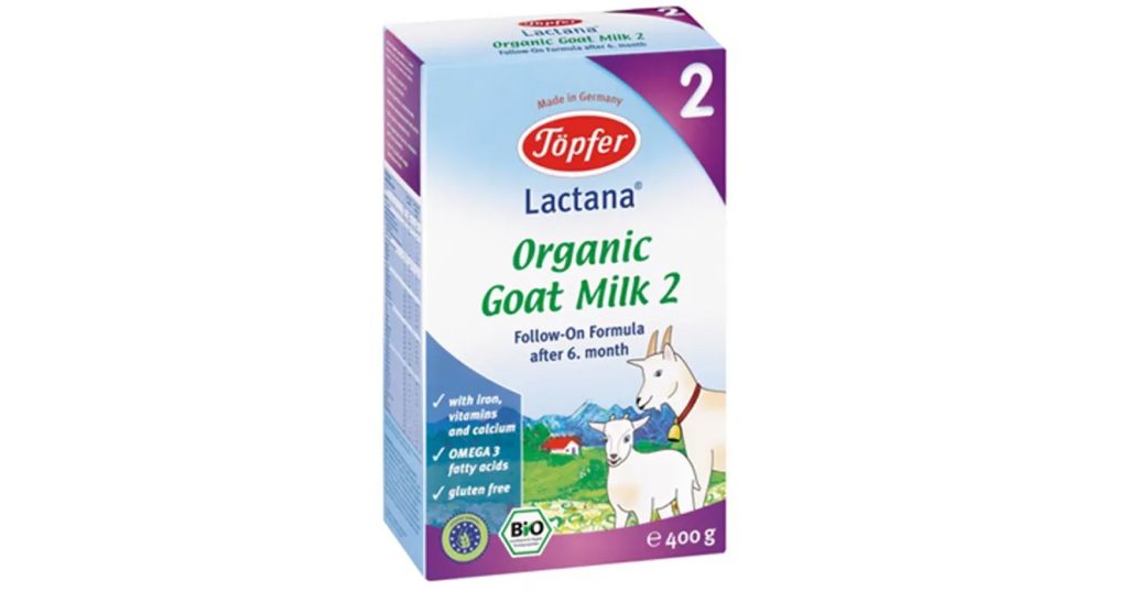 Topfer Lactana Organic Goat Milk —Susu formula non-GMO